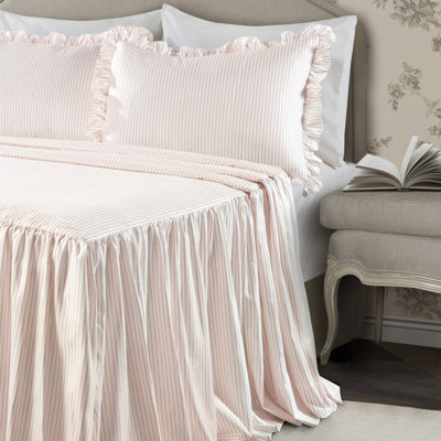 Ensemble de couvre-lit réversible en microfibre de trois articles Reyna