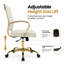Fauteuil de bureau pivotant en cuir Naudain-53751975-132200684