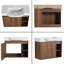 Meuble-lavabo mural simple 28 po avec comptoir en céramique Marnar-1676833057-1676833063