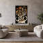 Vase abstrait, art mural contemporain-1706293418