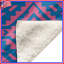 Couvertures à motif tribal rose et bleu-130507688