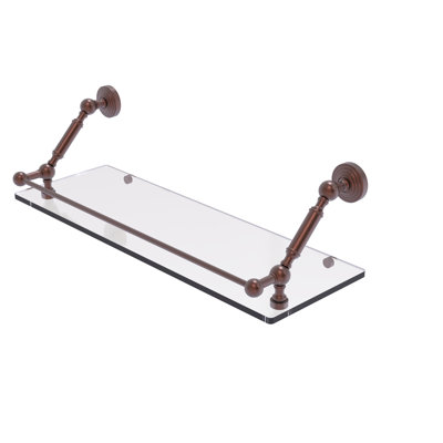 Tablette flottante avec barre de galerie hertzler