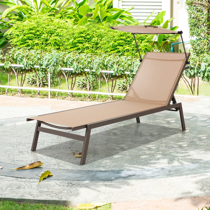 Chaise longue d'extérieur Orphia