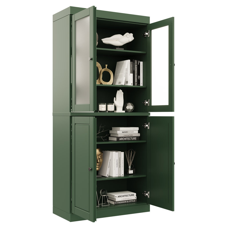 Bibliothèque à 6 tablettes Vananh, Vert