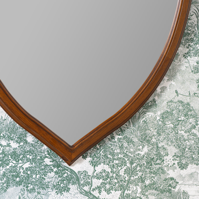 Arthur Abstract Solid Wood Mirror
