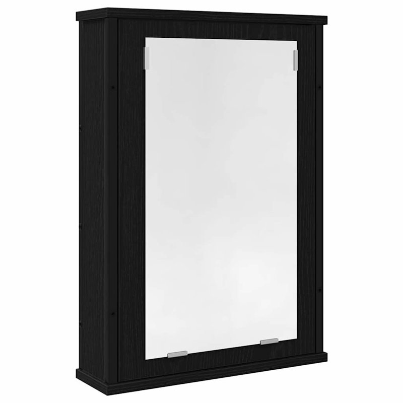 Bathroom Cabinet, Black Oak