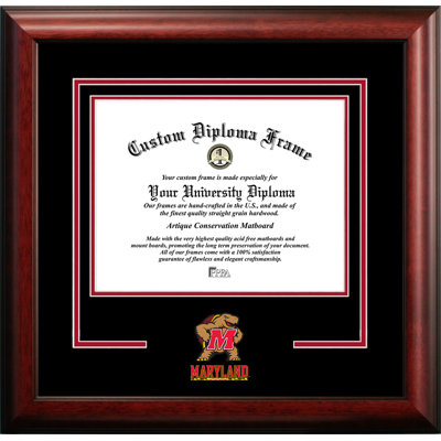 Cadre de diplôme d’esprit terrapins maryland NCAA