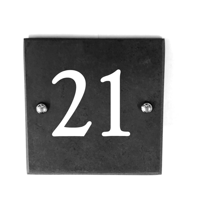 Eureka 15cm H Slate House Number
