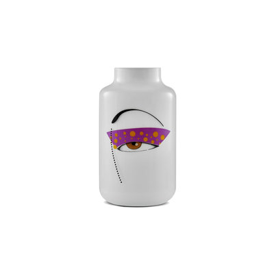 Vase de table en cristal sans plomb 7,75 "Rock & Pop Artist