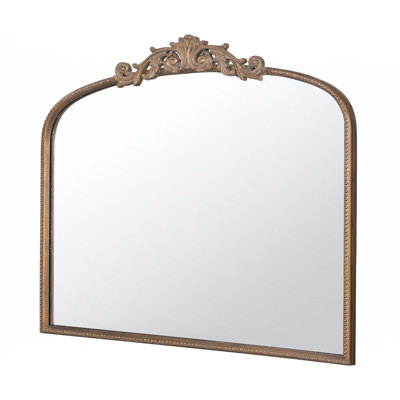 40" X 31" Classic Design Gold Arch Mirror