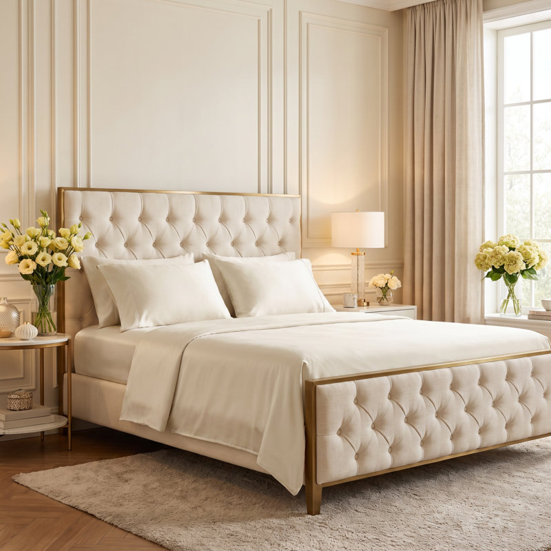 Ensemble de draps de très grande taille en microfibre brossée 4 pièces, draps doux pour la peau, poches profondes, infroissable, résistant à la décoloration et au rétrécissement