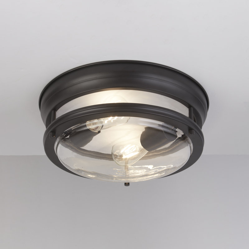 Blanche Glass Flush Mount