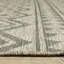 Tapis intérieur / extérieur gris en polypropylène tissé à la machine Jhor-1091324667