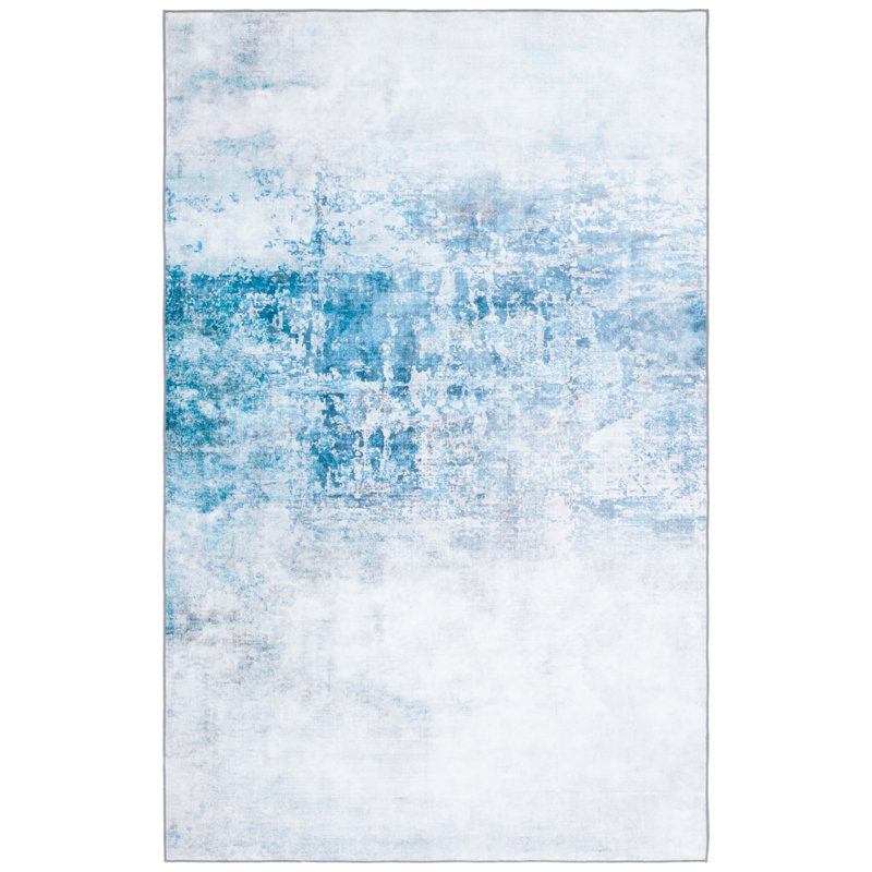 Tapis gris / bleu Josalina Monica 833, Rectangle 9 pi x 12 pi