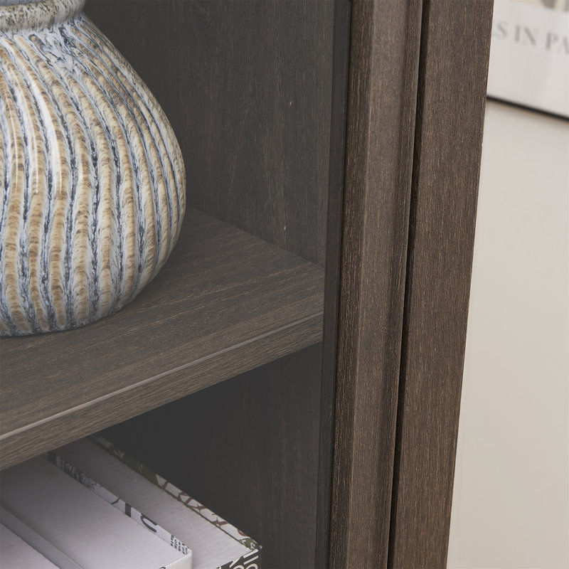 Tall Storage Cabinet, Brown