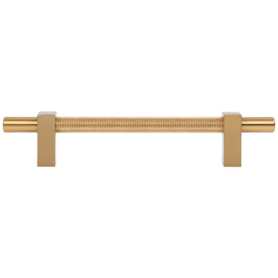 Larkin 3 Knurled Center Bar Pull
