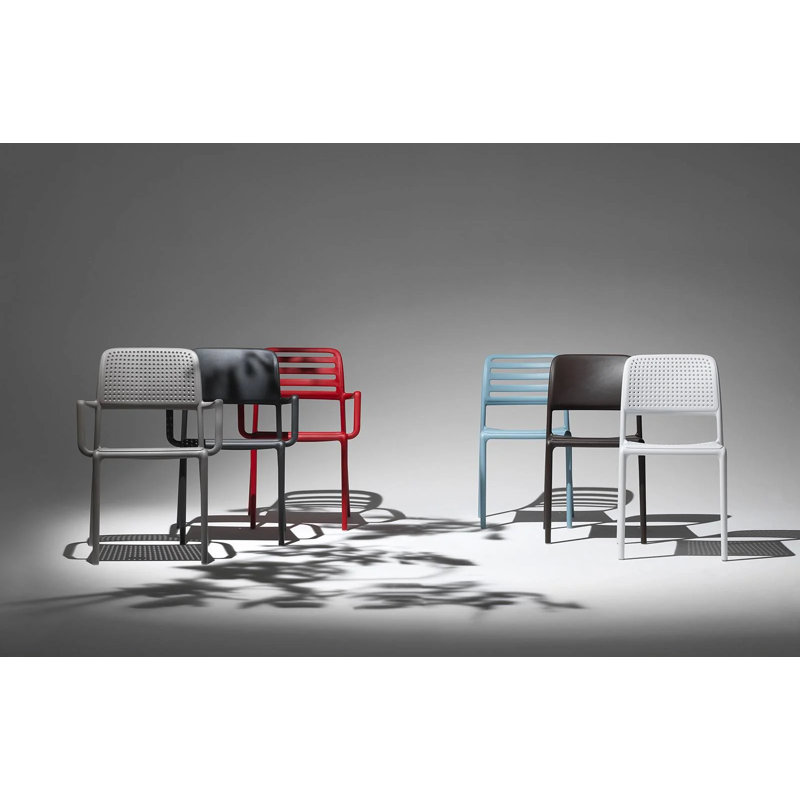 Bora Outdoor Dining Armchair, Anthracite