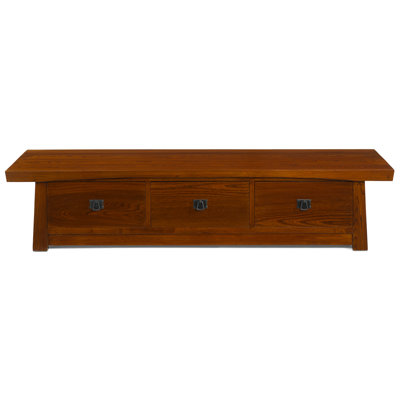 Brassfield Solid Wood Solid Coffee Table with Storage