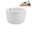 1043.9mm x 1043.9mm Soaking Acrylic Bathtub-35322506