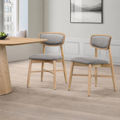 Upholstered Side Chairs with Solid Wood Frame
