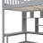 Loft Bed With Bookshelf,Drawers,Desk,And Wardrobe-109937342-109937341