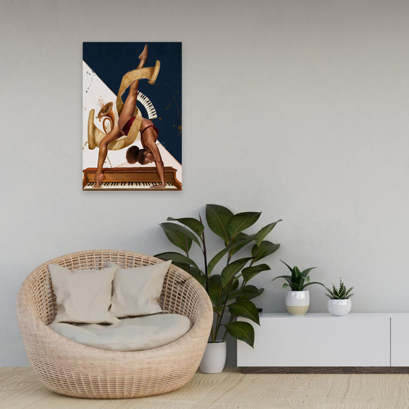 Fluence - art musical gymnastique figurative, H 24 po x l 16 po