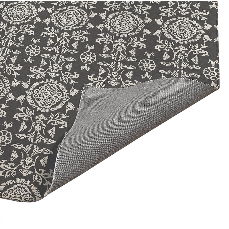 Tapis de cuisine Aubry, Gris anthracite, Rectangle 7 pi x 5 pi