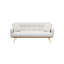 Canapé-lit pliant moderne en velours 71,26 po Quiniya avec deux coussins décoratifs pour le salon-781132321