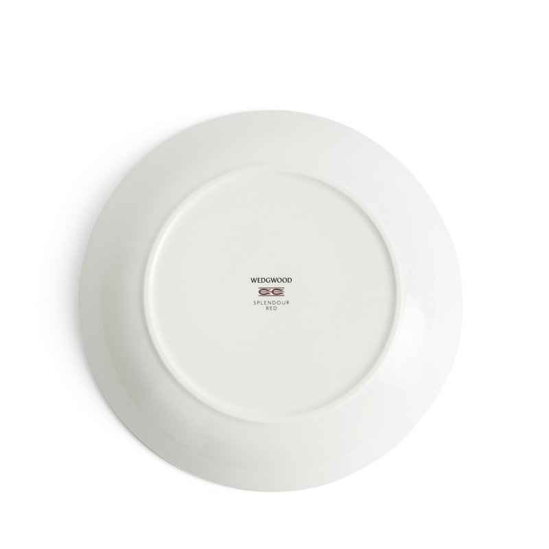 Splendour Red Deep Plate 8.6in