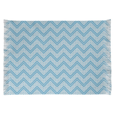 Chenille Chevron Indoor Rug