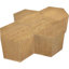Ezariah Solid Wood Top Coffee Table