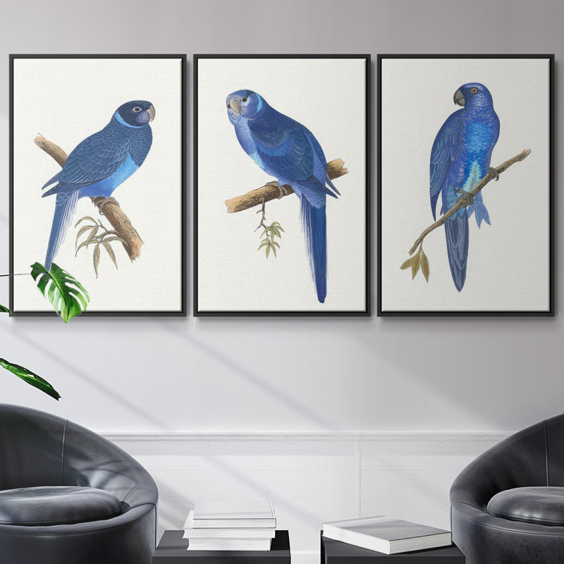 Fruit des tropiques VI 3 pièces, H 40 po x l 78 po, Cadre noir