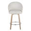 Tabouret de bar à hauteur fixe de 26 po Highback