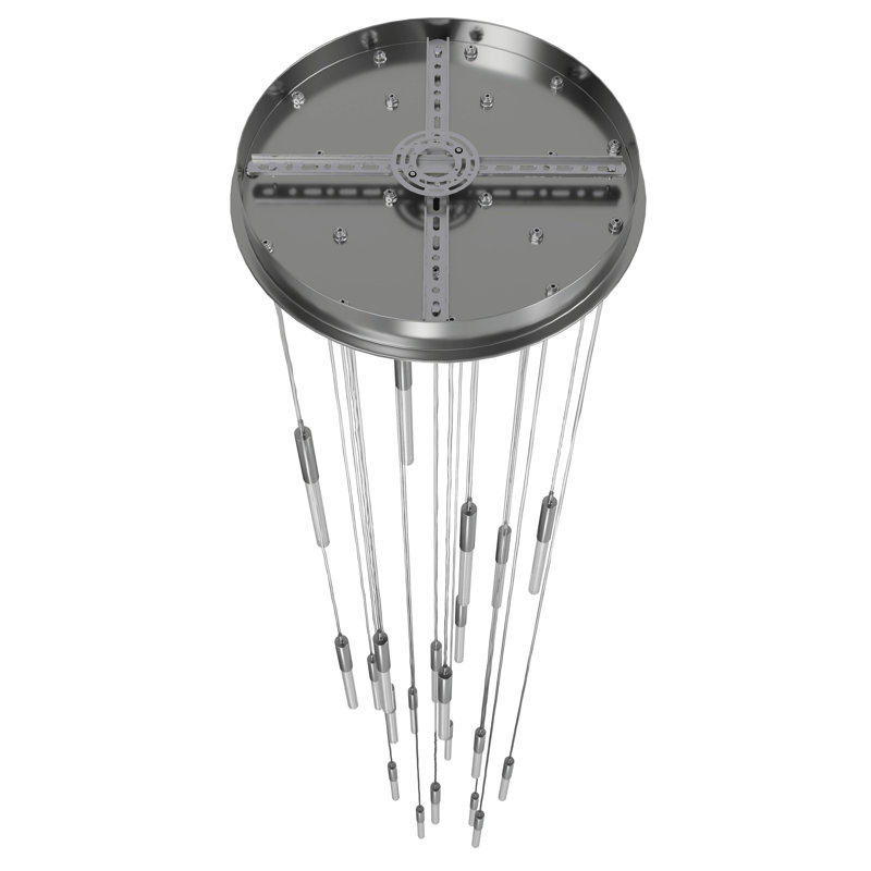 Boa 21 - Light LED Pendant, Polished Nickel