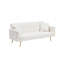 Canapé-lit 71,7 pouces en molleton beige-159748627