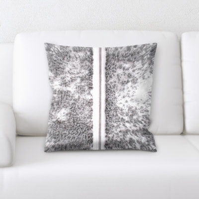 Microsuede Reversible Throw Pillow