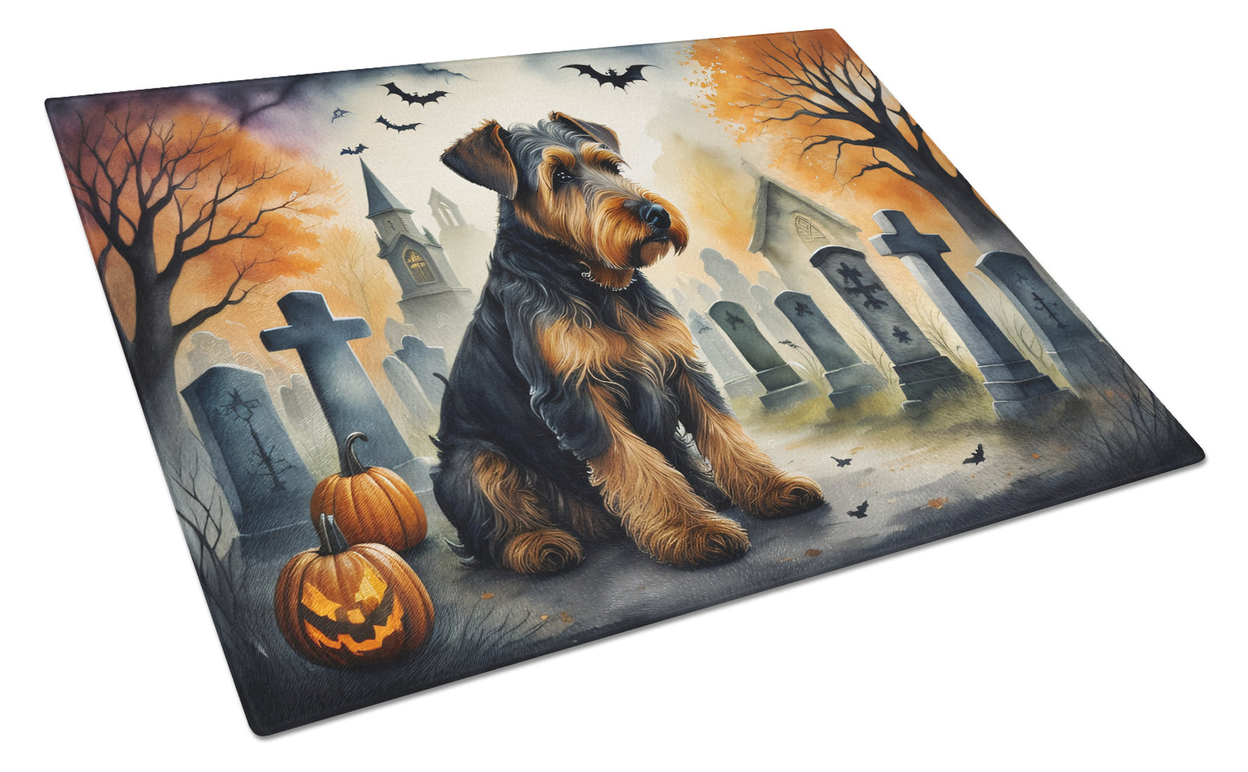 Caroline's Treasures Tappetino Assorbente Piatti Con Airedale Terrier - 35,6 X 53,3 Cm - 4