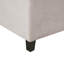 Banc de rangement capitonné à fermeture douce