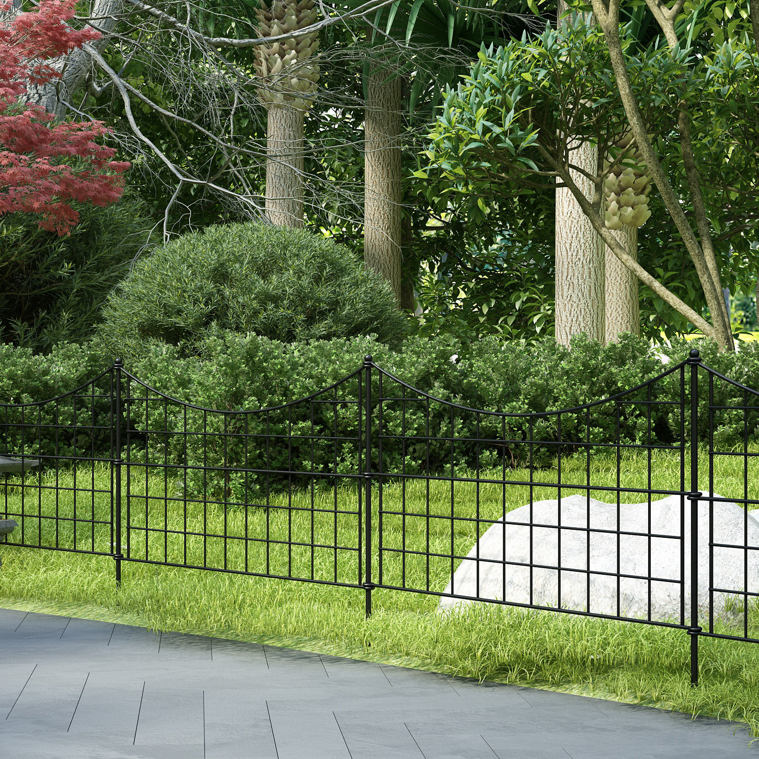 Panneau de clôture WPC facile d'installation de clôture extérieure