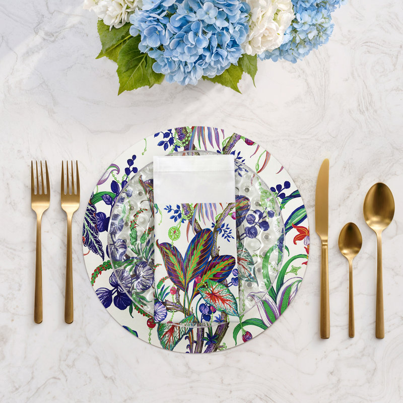 Amazonia Cotton Sateen Dinner Napkins, Classic