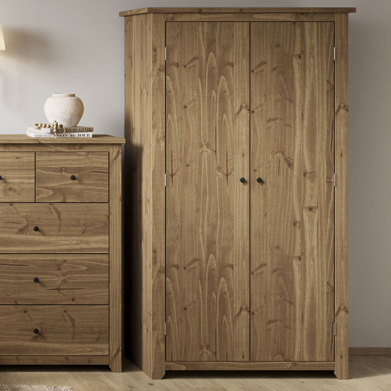 HAVANA 2 DOOR DOUBLE WARDROBE, Brown