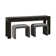  Trenea Console Table w/ 2 Upholstered Stools Set