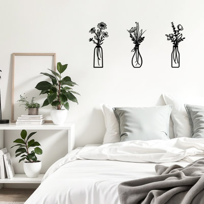 Art mural en métal noir, fer de haute qualité avec finition rouille, idéal pour le salon et la décoration de fête, décoration simple à suspendre, fer à repasser, fête, propre