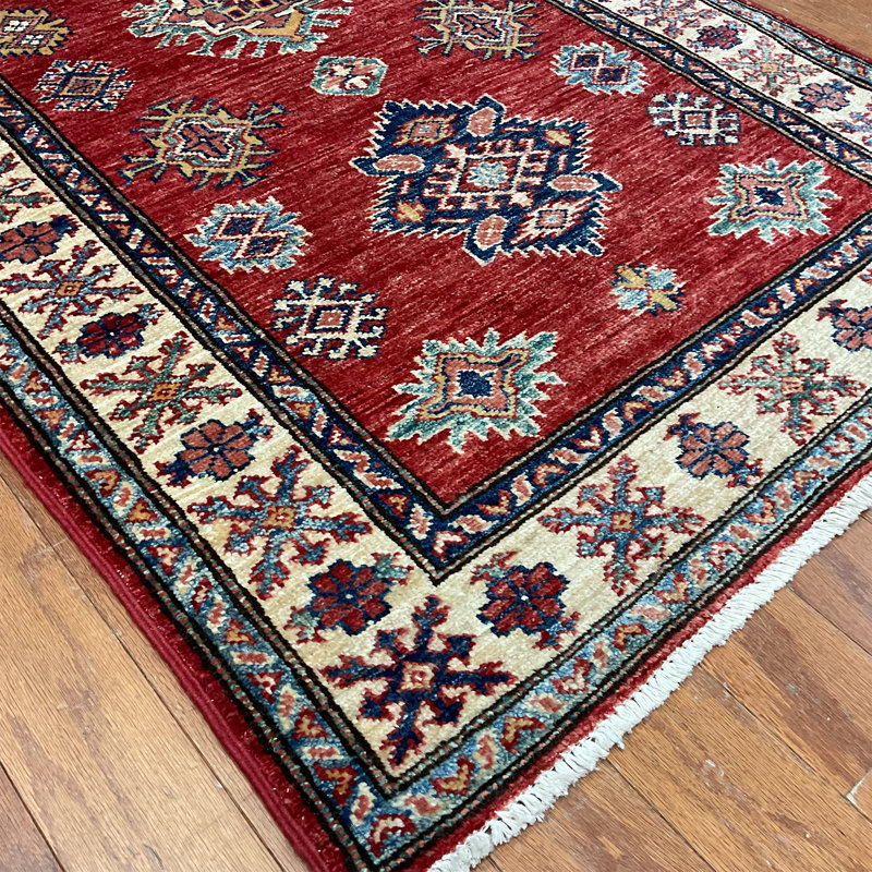  Handmade Super Kazak Wool Runner
