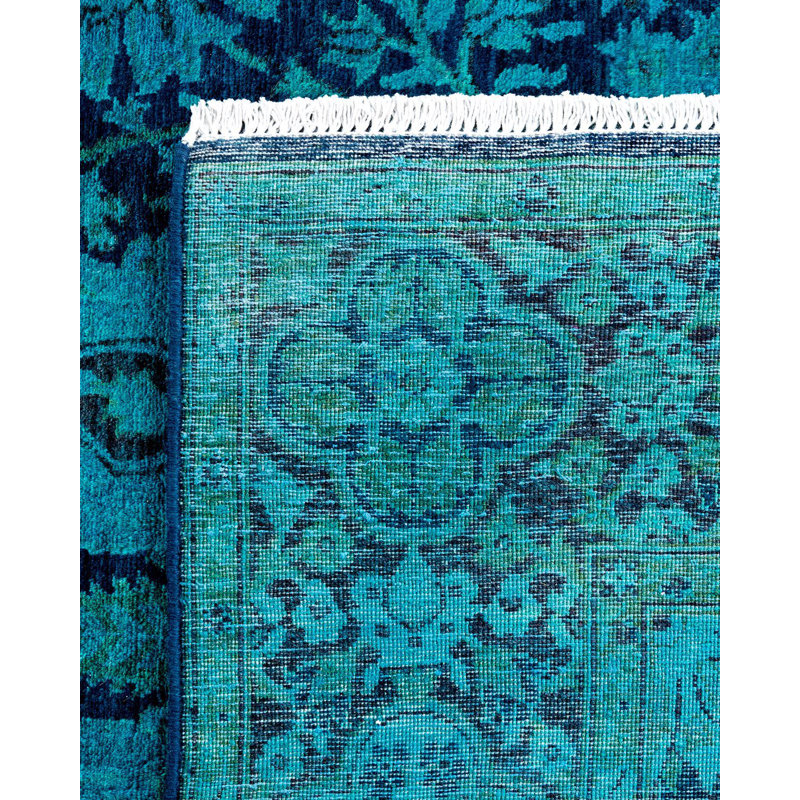 Overyed One-of-a-Kind Rectangle 4'2" X 6'3" Hand Knotted Area Rug