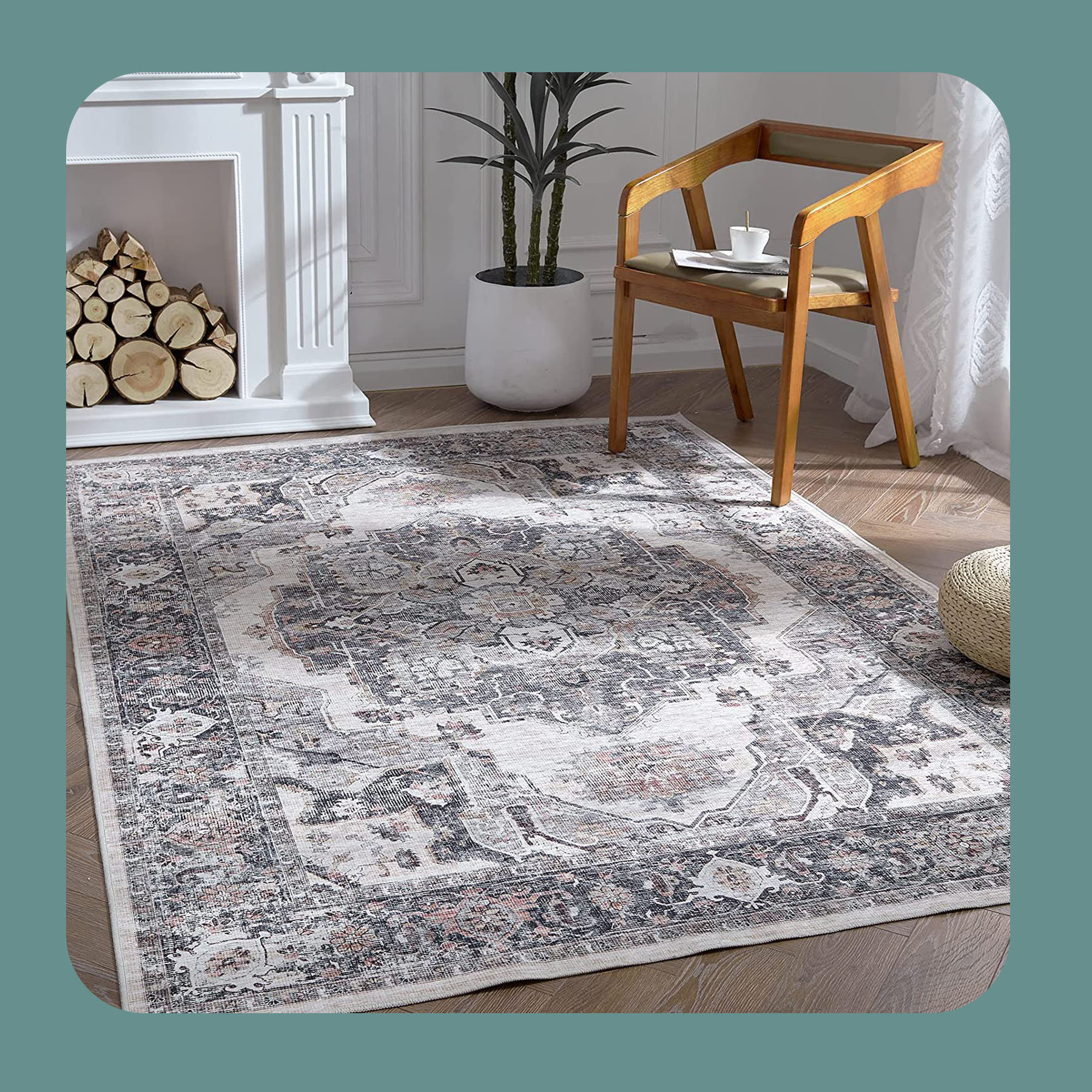 Bungalow Rose Synthetic Fibers Rug