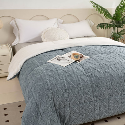 Taf Velvet Gray 229X229Cm Blanket