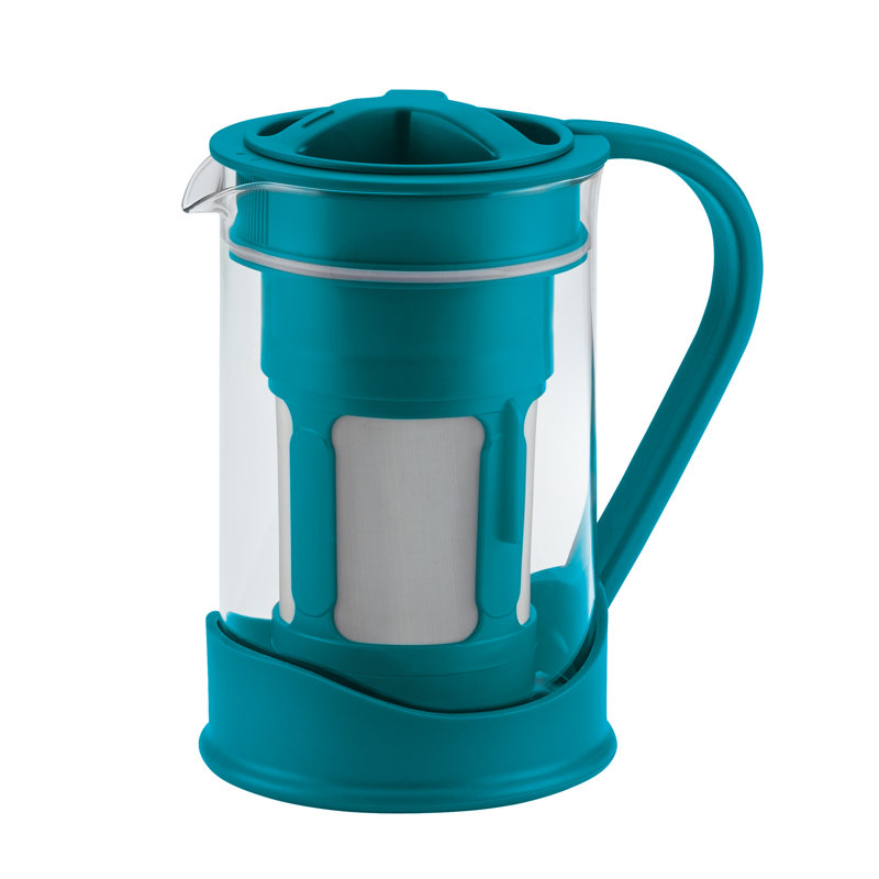 BonJour 6-Cup Cold Brew Coffee Maker, Aqua