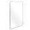 Miroir mural de salle de bain 30 po x 40 po, cadre argenté, verre haute qualité de haute qualité, aluminium rouillé, miroir à cadre stable en métal à fixation rapide
