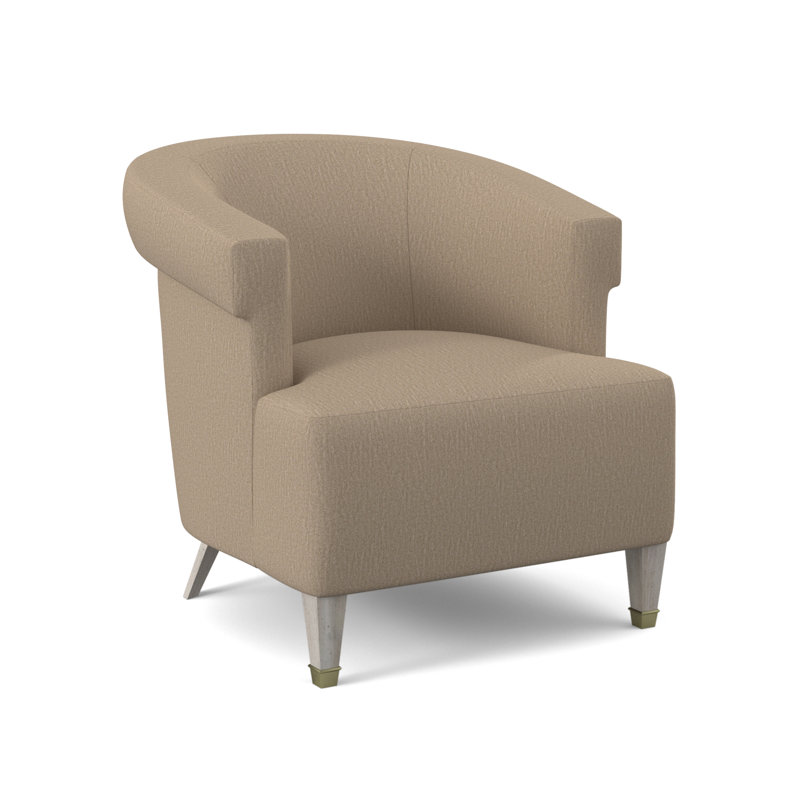 Madame Barrel Chair, Filigree Ivory, Bisque